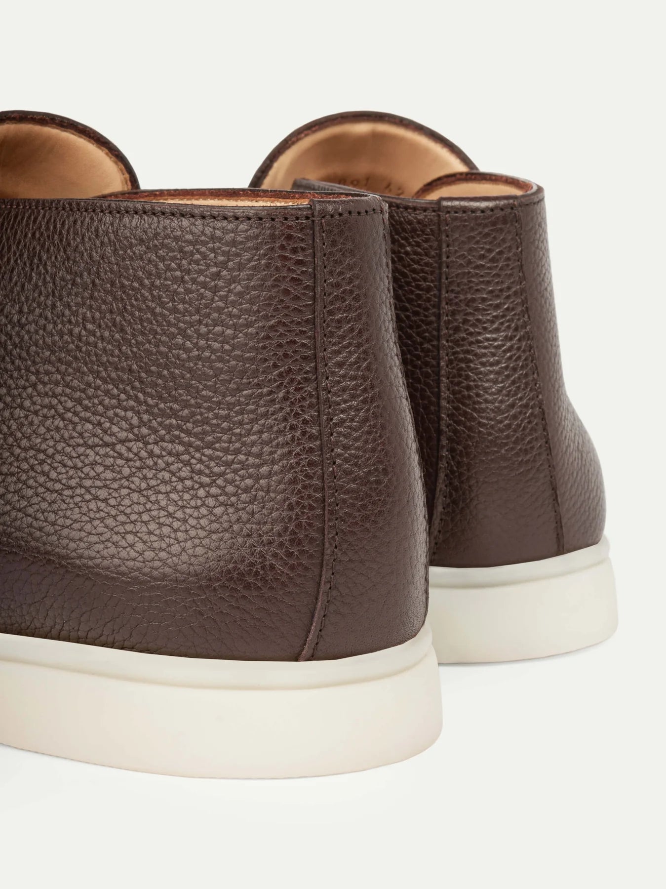 SCHOKOLADENBRAUNER LEDER-LOAFER