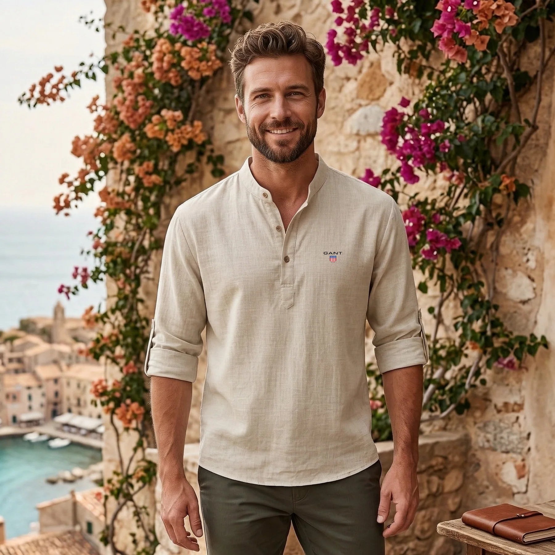 GANT® CASUAL HENLEY-SHIRT