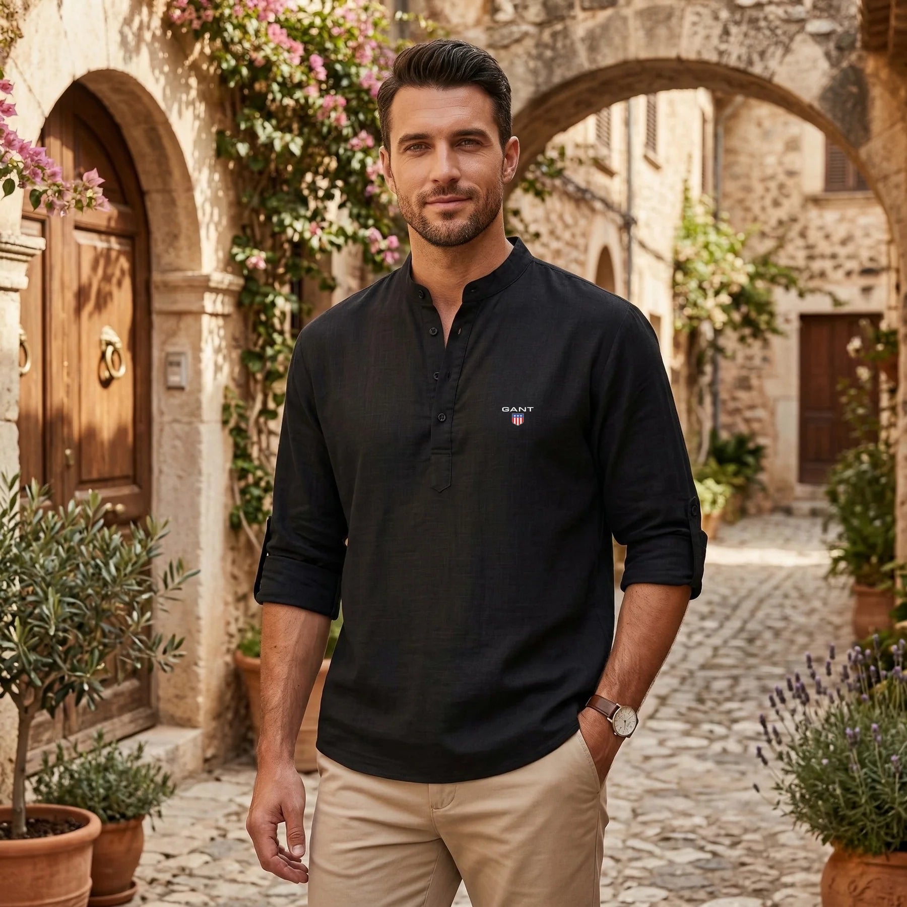 GANT® CASUAL HENLEY-SHIRT